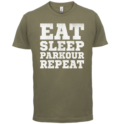 Eat Sleep Parkour REPEAT T Shirt