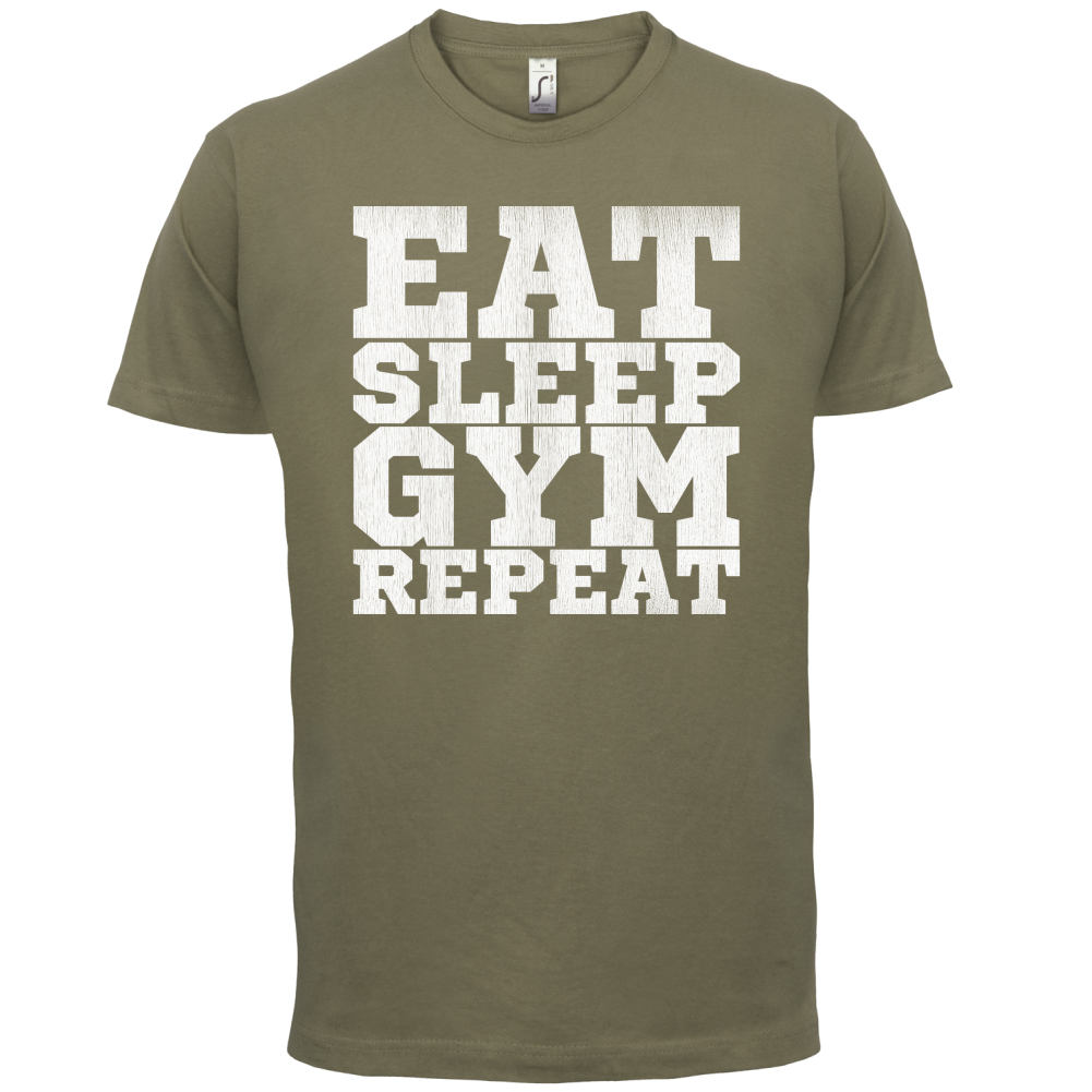 Eat Sleep Gym REPEAT T Shirt