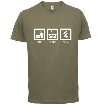 Eat Sleep Spin T Shirt