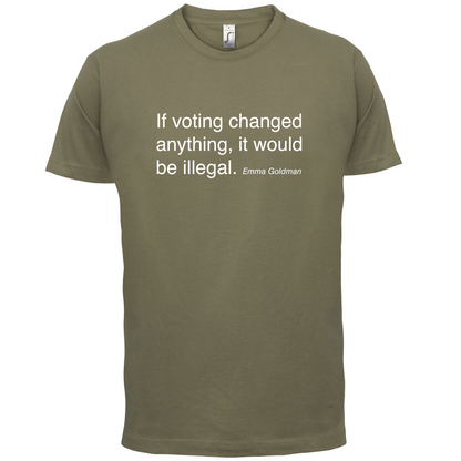 If Voting Changed Anything T Shirt