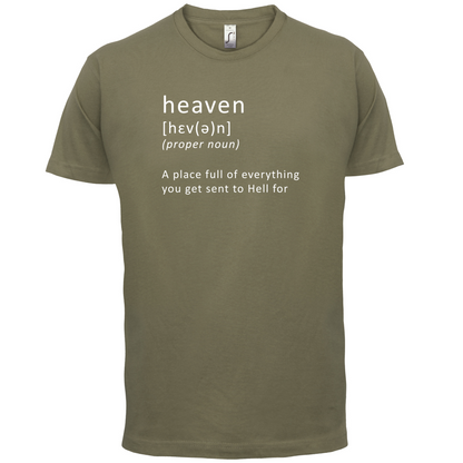 Funny Definition Heaven T Shirt