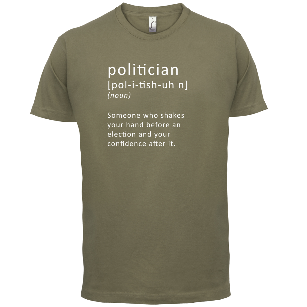 Funny Definition Politician T Shirt