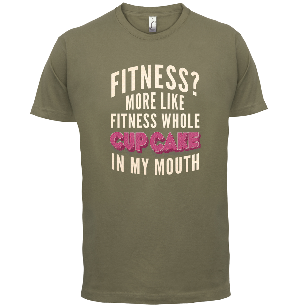 Fitness Cupcake In My Mouth T Shirt