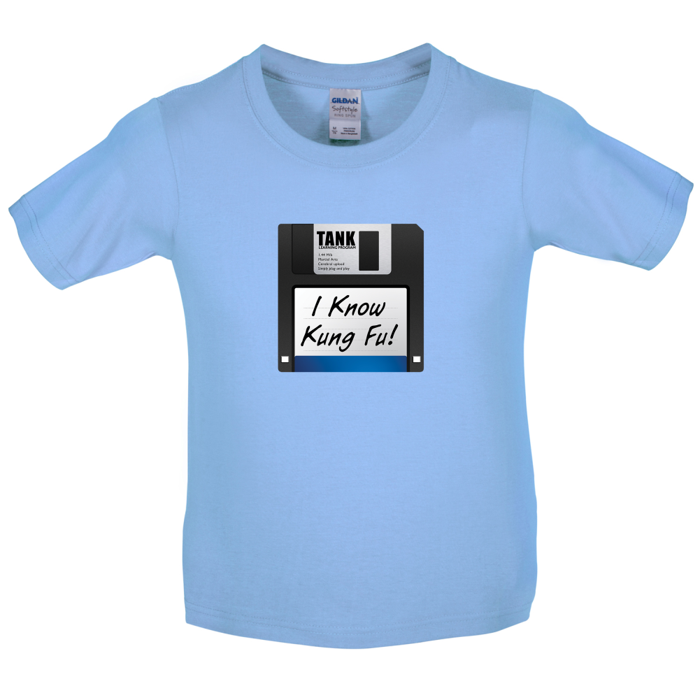 I Know Kung Fu Kids T Shirt