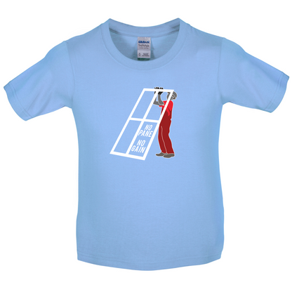 No Pane No Gain Kids T Shirt