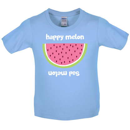 Happy Melon Sad Melon Kids T Shirt