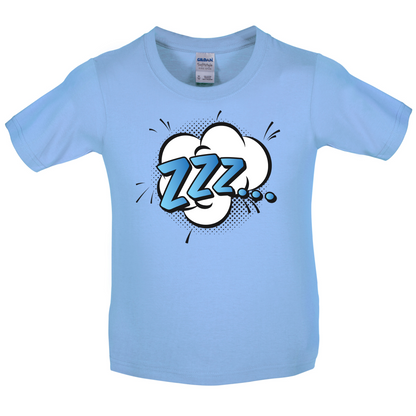 Zzz! Word Art Kids T Shirt