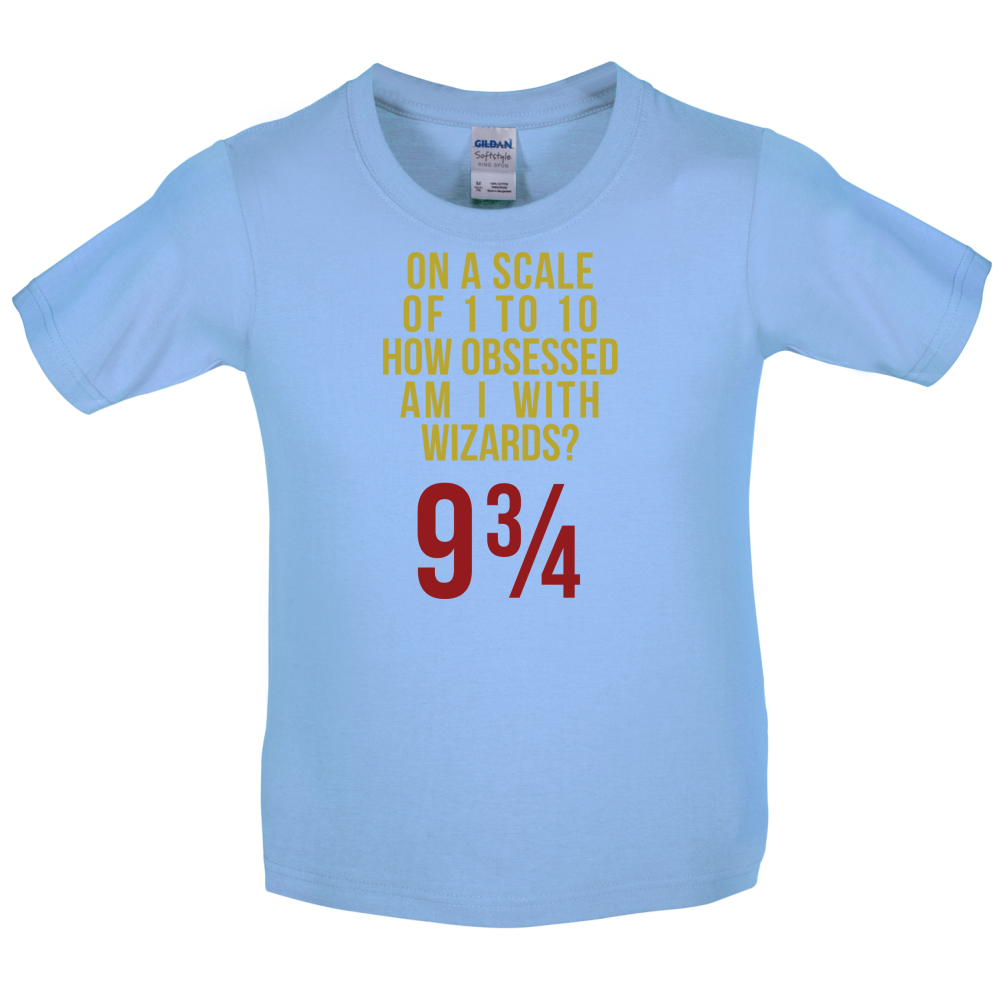 Obsessed With Wizards Kids T Shirt