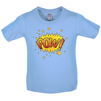 Pow! Word Art Kids T Shirt