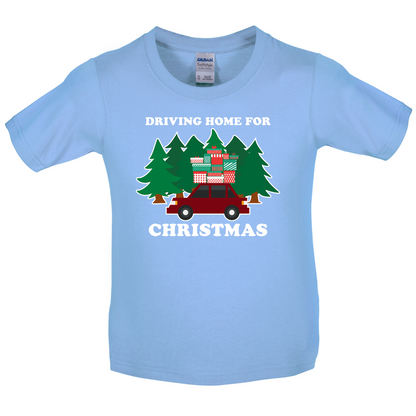 Driving Home For Christmas Kids T Shirt