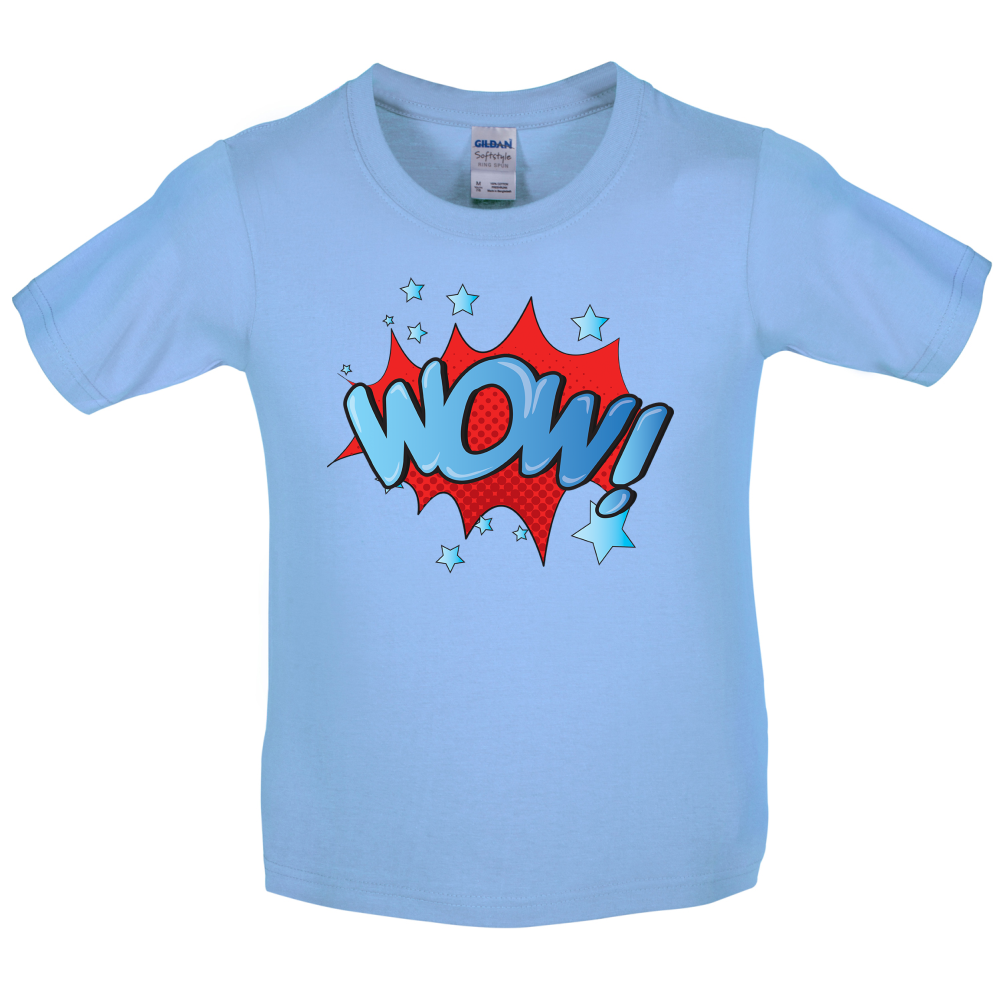 Wow! Word Art Kids T Shirt