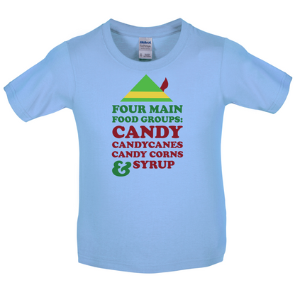Christmas Food Groups Baby T Shirt