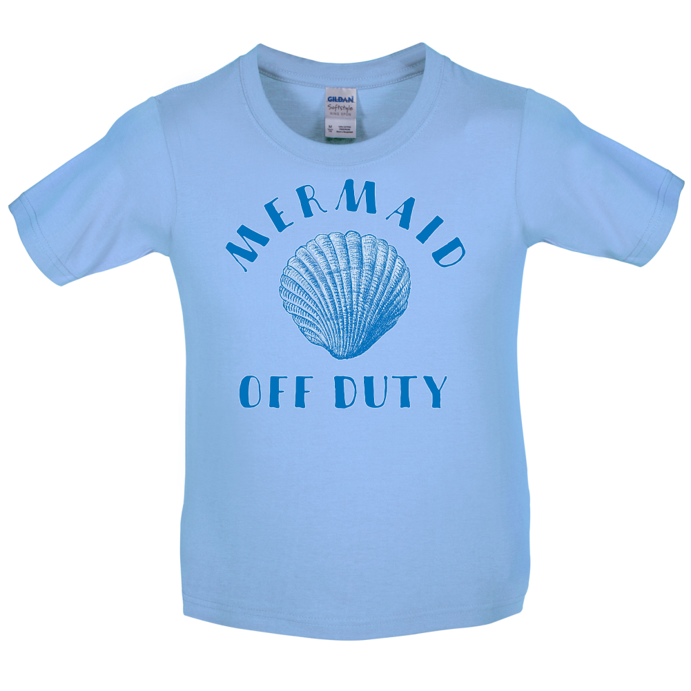 Off Duty Mermaid Kids T Shirt