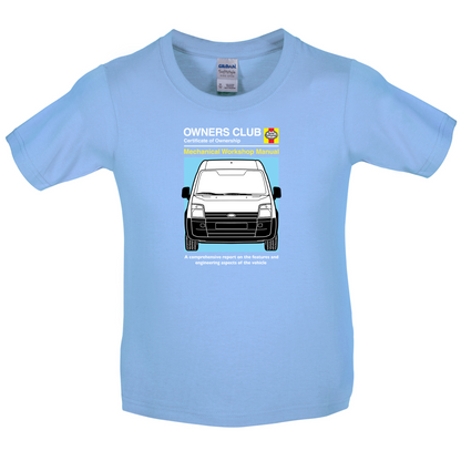 Car Owners Manual Ford Transit Kids T Shirt