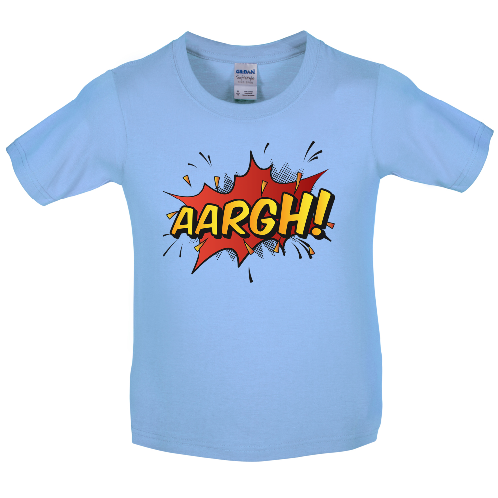 AARGH Word Art Kids T Shirt