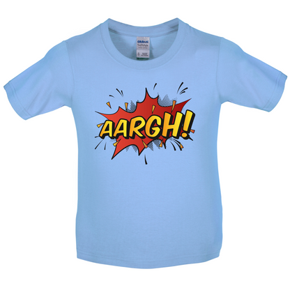 AARGH Word Art Kids T Shirt