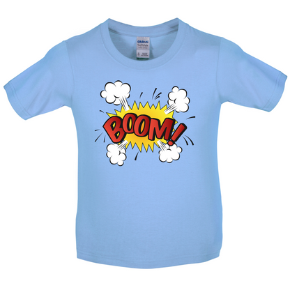 BOOM! Word Art Kids T Shirt