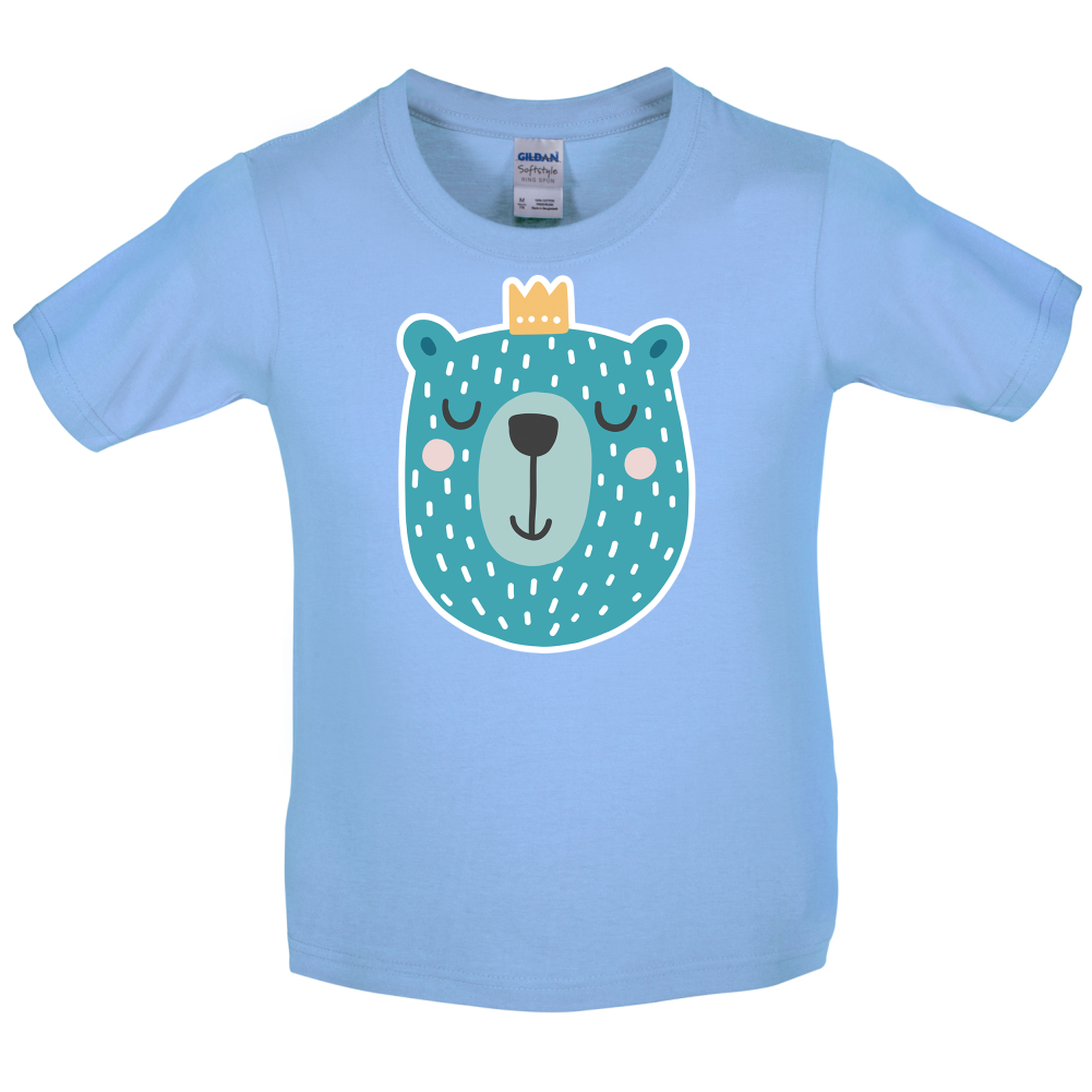 Smiley Face Bear Kids T Shirt