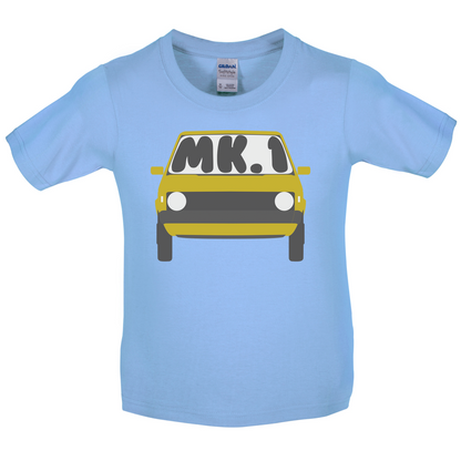 Golf MK1 - Bubble Kids T Shirt