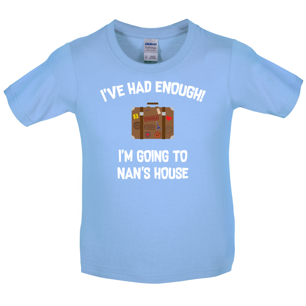 I'm Going To Nan's House Kids T Shirt