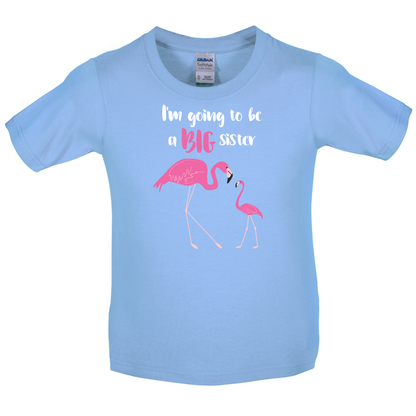 Big Sister Flamingo  Kids T Shirt