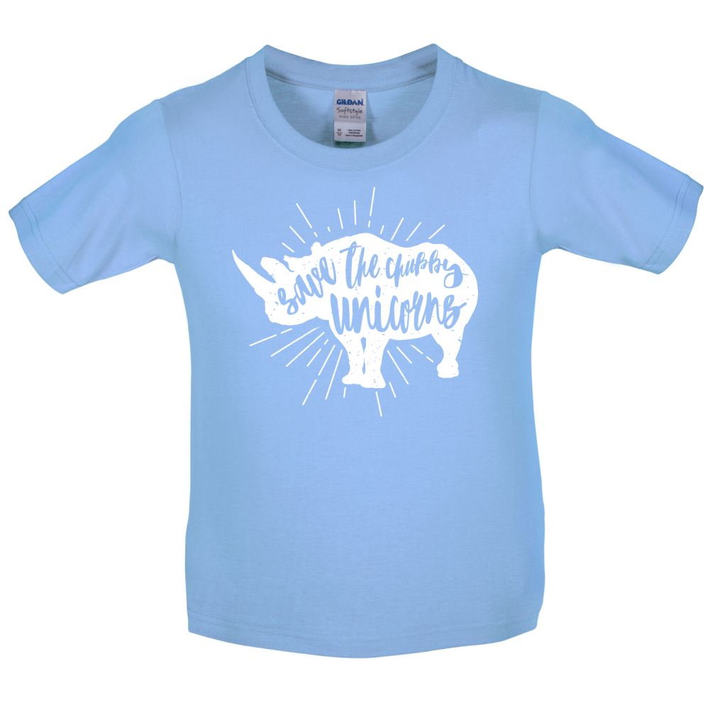 Chubby Unicorns Kids T Shirt
