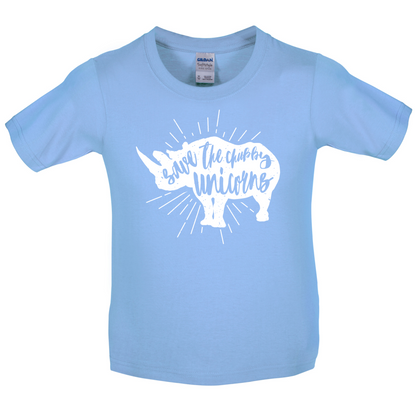 Chubby Unicorns Kids T Shirt