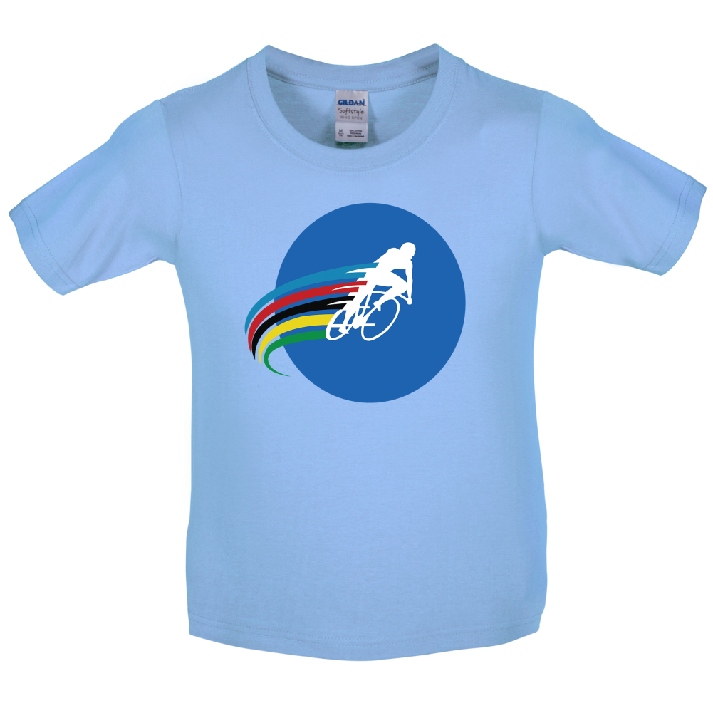 Cycling Stripes Kids T Shirt