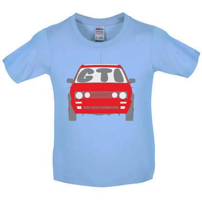 Golf GTI MK2 - Bubble Kids T Shirt