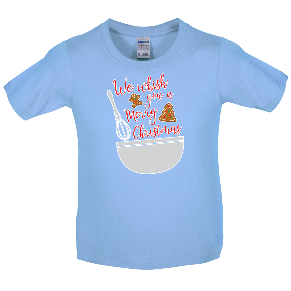 We Whisk You A Merry Christmas Kids T Shirt