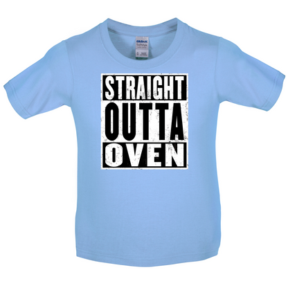Straight Outta Oven Kids T Shirt