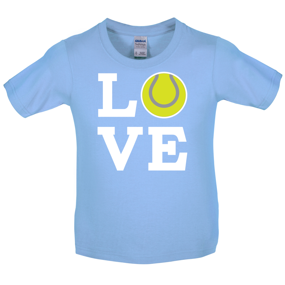 Love Tennis Kids T Shirt