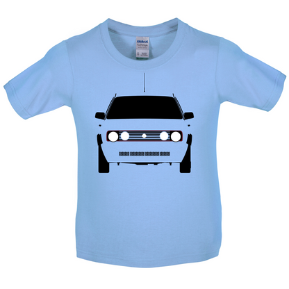 Golf GTI MK2 - Minimal Kids T Shirt