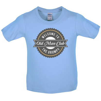 Old Man Club Kids T Shirt