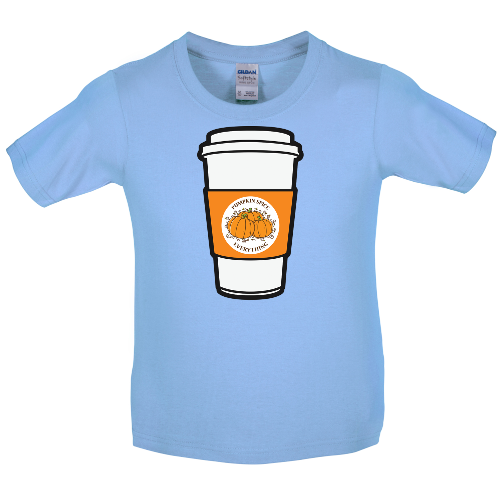 Pumpkin Spice Everything Kids T Shirt