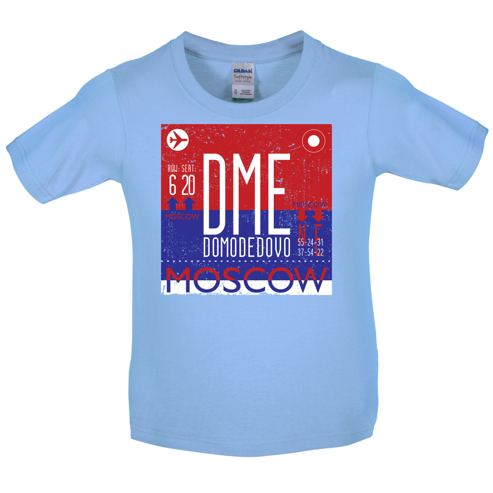 Moscow Airport Kids T Shirt