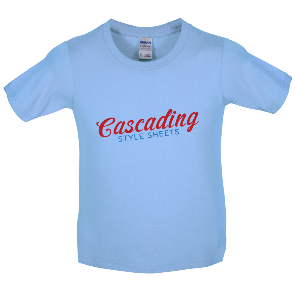 Cascading Style Sheets Kids T Shirt