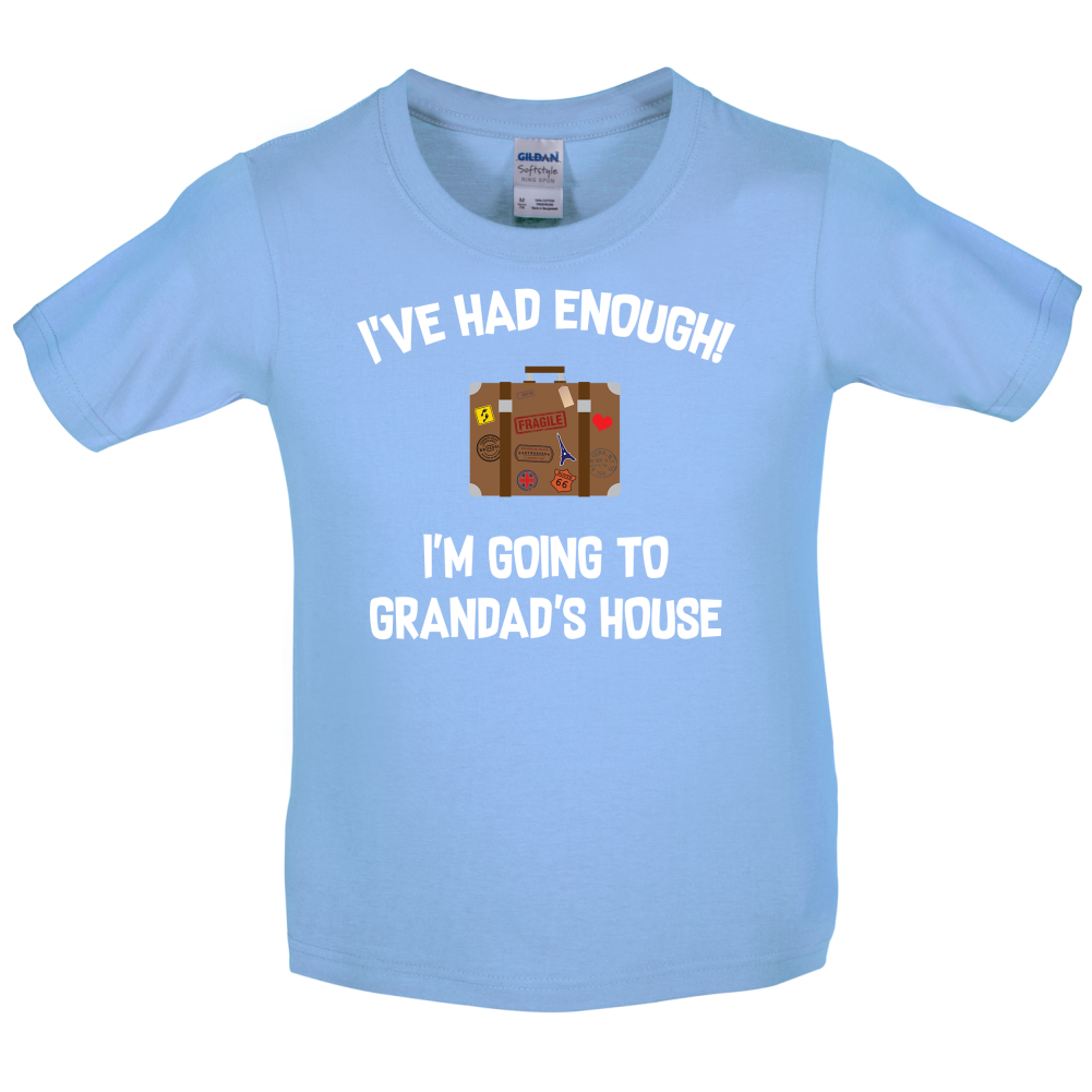 I'm Going To Grandad's House Kids T Shirt