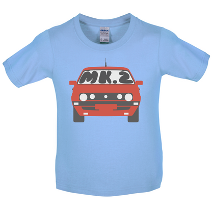 Golf MK2  - Bubble Kids T Shirt