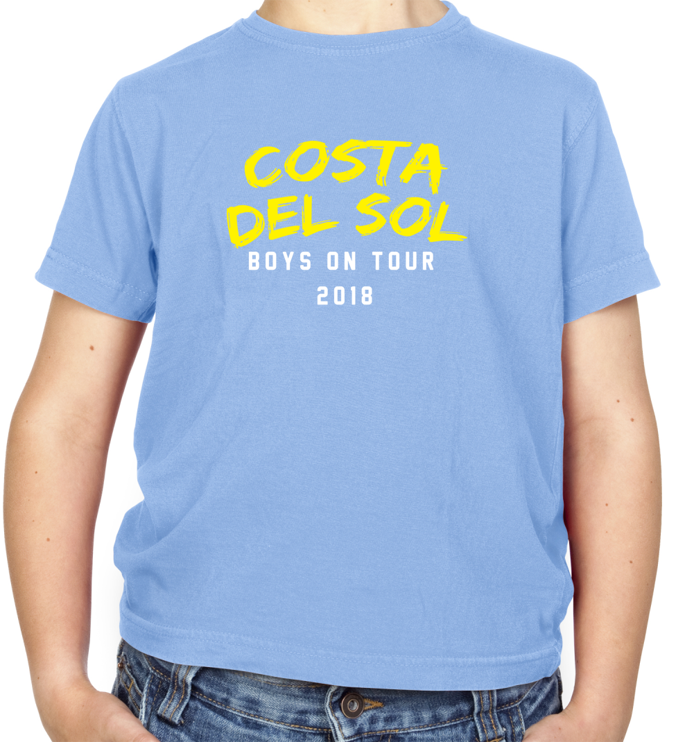 Boys On Tour Costa Del Sol Kids T Shirt
