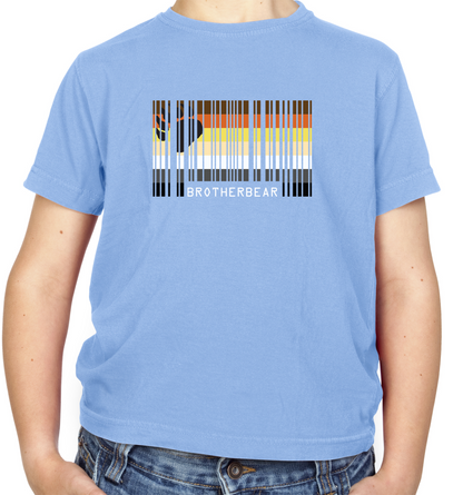 LGBT Barcode Flags - Brother Bear Kids T Shirt