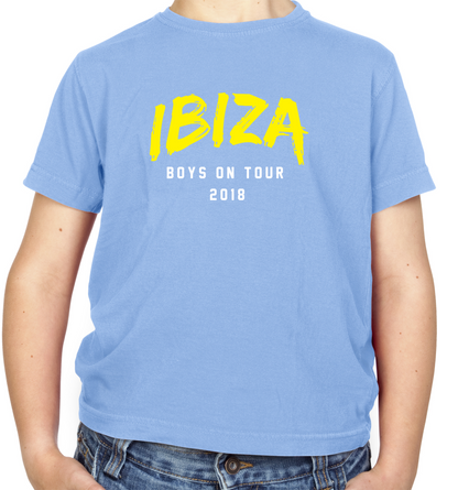 Boys On Tour Ibiza Kids T Shirt