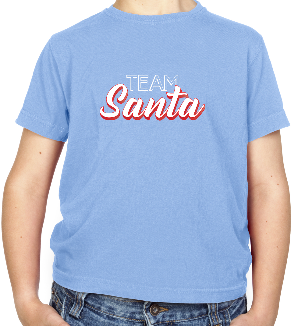 Team Santa  Kids T Shirt
