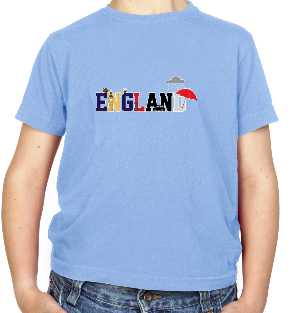 England (Icons) Kids T Shirt