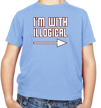 I'm With Illogical Kids T Shirt
