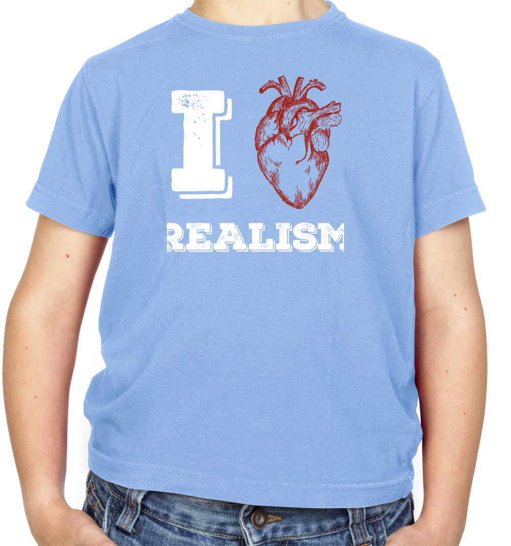 I Heart Realism Kids T Shirt