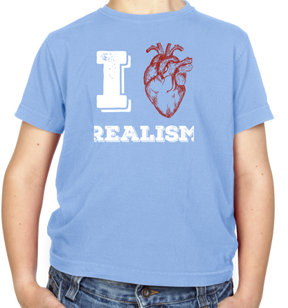 I Heart Realism Kids T Shirt