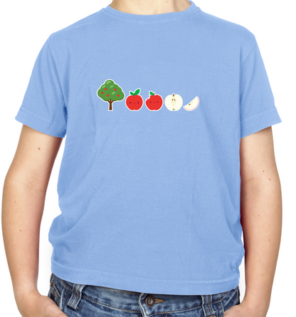 Evolution Of Apple Kids T Shirt