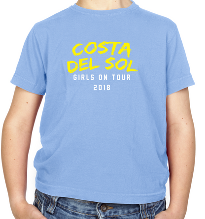 Girls On Tour Costa Del Sol Kids T Shirt