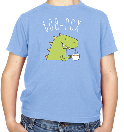 Tea-Rex Kids T Shirt